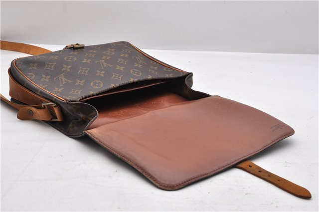 Auth Louis Vuitton Monogram Cartouchiere GM Shoulder Cross Bag M51252 LV 9807C