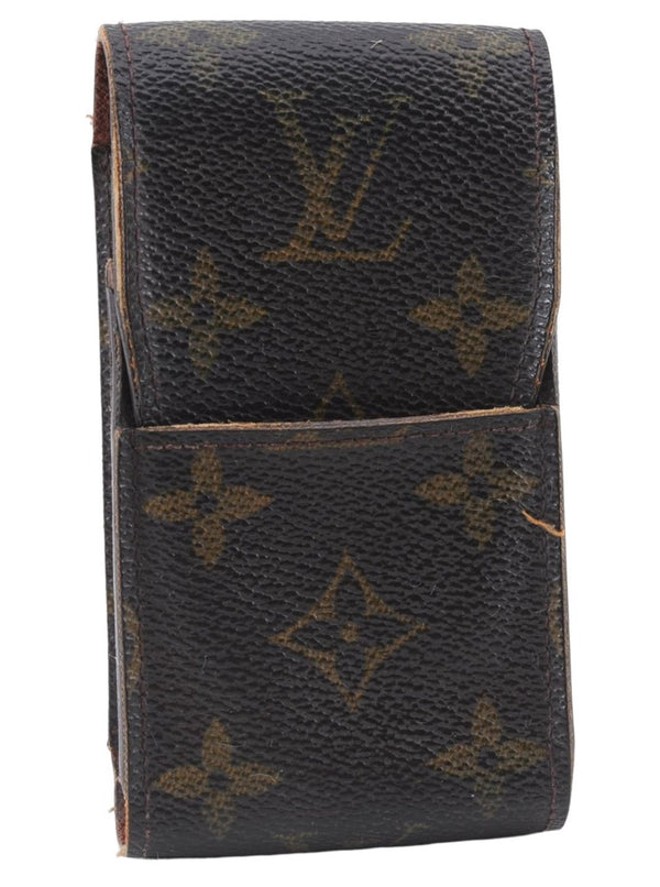 Authentic Louis Vuitton Monogram Etui Cigarette Case M63024 LV 9814D