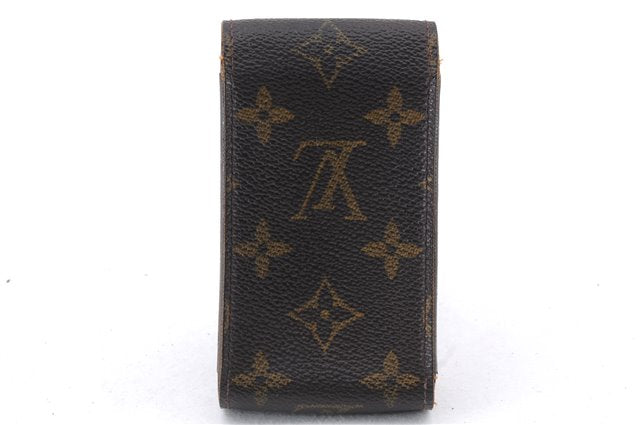 Authentic Louis Vuitton Monogram Etui Cigarette Case M63024 LV 9814D