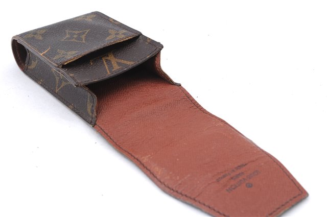 Authentic Louis Vuitton Monogram Etui Cigarette Case M63024 LV 9814D