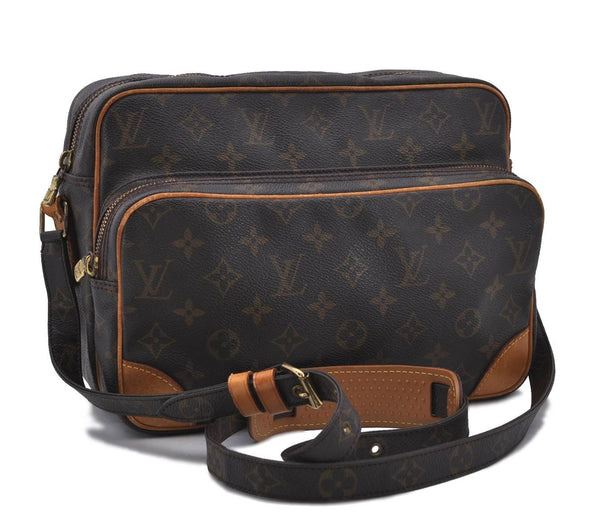 Authentic Louis Vuitton Monogram Nile Shoulder Cross Body Bag M45244 LV 9817C