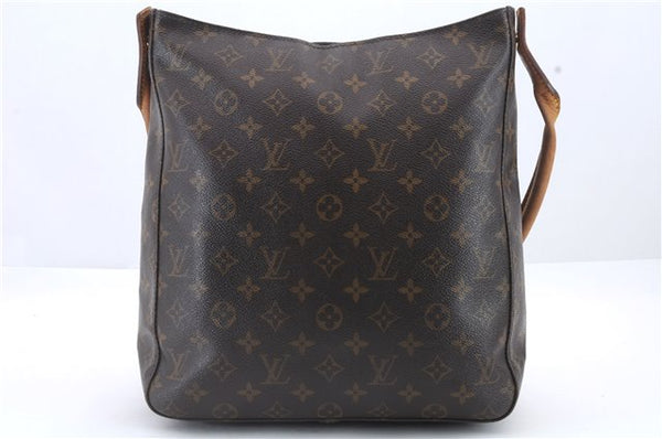 Authentic Louis Vuitton Monogram Looping GM Shoulder Bag M51145 LV 9818C