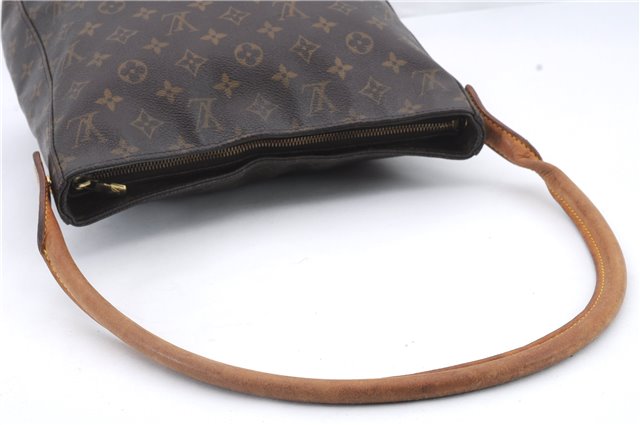 Authentic Louis Vuitton Monogram Looping GM Shoulder Bag M51145 LV 9818C