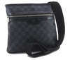 Auth Louis Vuitton Damier Graphite Tomas Shoulder Cross Body Bag N58028 LV 9819C