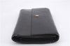 Louis Vuitton Monogram Mat Porte Tresor International Wallet M65102 Black 9820D