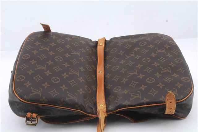 Auth Louis Vuitton Monogram Saumur 30 Shoulder Cross Body Bag M42256 LV 9822C