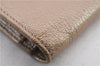 Authentic CHANEL Leather Long Wallet Purse CoCo Mark Beige Gold Box 9823C