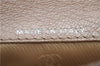 Authentic CHANEL Leather Long Wallet Purse CoCo Mark Beige Gold Box 9823C