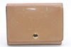 Auth Louis Vuitton Vernis Enveloppe Cartes de Visite Card Case M90216 LV 9824C