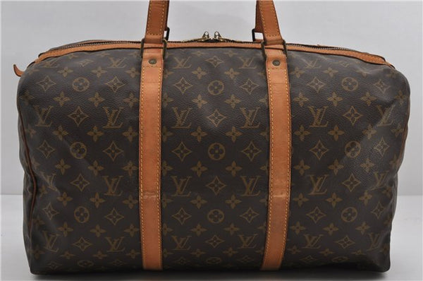 Authentic Louis Vuitton Monogram Sac Souple 45 Hand Boston Bag M41624 LV 9824E