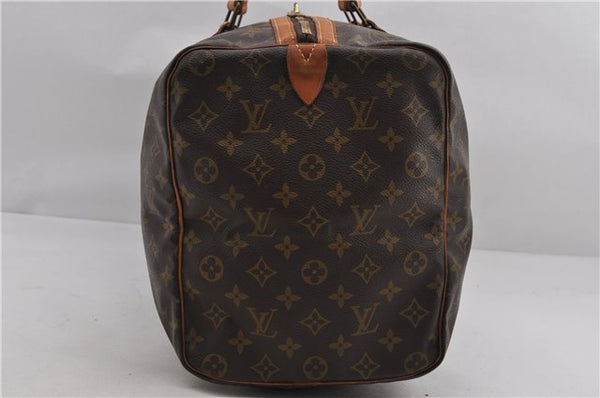 Authentic Louis Vuitton Monogram Sac Souple 45 Hand Boston Bag M41624 LV 9824E