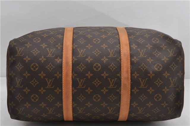 Authentic Louis Vuitton Monogram Sac Souple 45 Hand Boston Bag M41624 LV 9824E