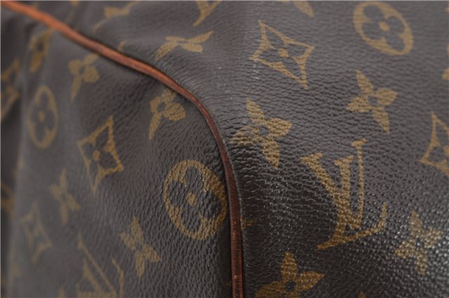 Authentic Louis Vuitton Monogram Sac Souple 45 Hand Boston Bag M41624 LV 9824E