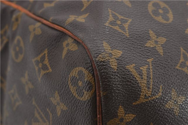 Authentic Louis Vuitton Monogram Sac Souple 45 Hand Boston Bag M41624 LV 9824E