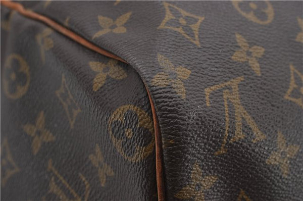 Authentic Louis Vuitton Monogram Sac Souple 45 Hand Boston Bag M41624 LV 9824E