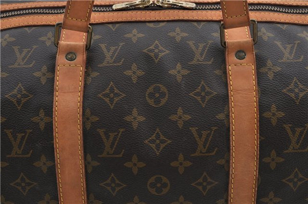 Authentic Louis Vuitton Monogram Sac Souple 45 Hand Boston Bag M41624 LV 9824E