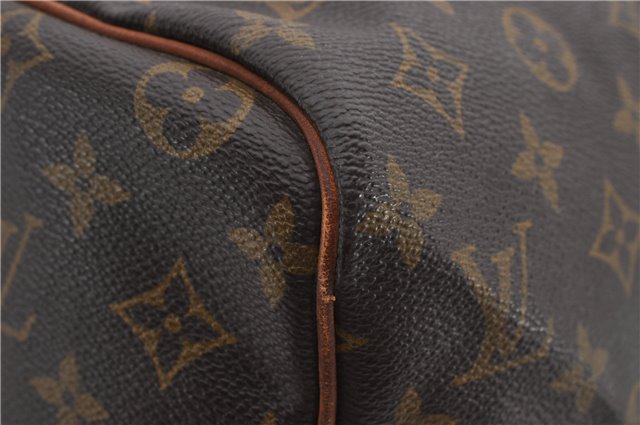 Authentic Louis Vuitton Monogram Sac Souple 45 Hand Boston Bag M41624 LV 9824E