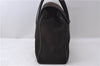 Authentic GUCCI Hand Bag Purse Suede Leather 0000844 Brown 9825C