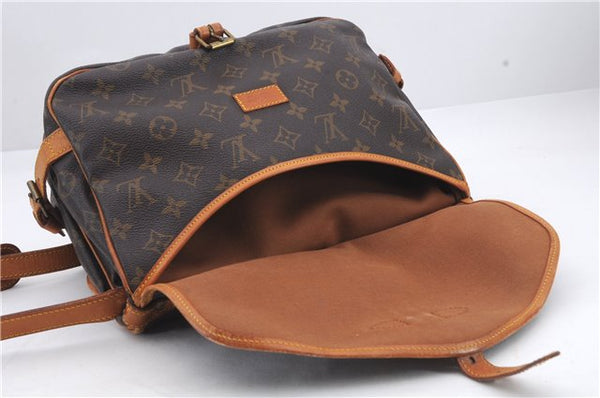 Auth Louis Vuitton Monogram Saumur 30 Shoulder Cross Body Bag M42256 LV 9826C