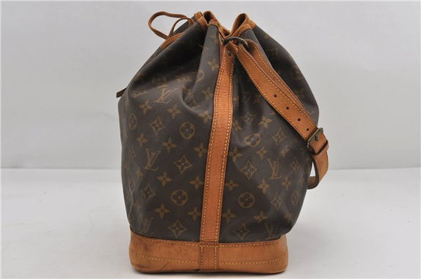 Authentic Louis Vuitton Monogram Noe Shoulder Drawstring Bag M42224 LV 9826E