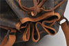 Authentic Louis Vuitton Monogram Noe Shoulder Drawstring Bag M42224 LV 9826E