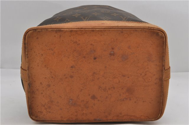 Authentic Louis Vuitton Monogram Noe Shoulder Drawstring Bag M42224 LV 9826E