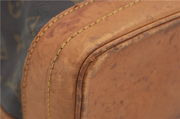 Authentic Louis Vuitton Monogram Noe Shoulder Drawstring Bag M42224 LV 9826E