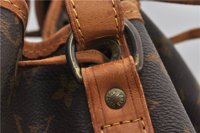 Authentic Louis Vuitton Monogram Noe Shoulder Drawstring Bag M42224 LV 9826E