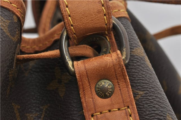 Authentic Louis Vuitton Monogram Noe Shoulder Drawstring Bag M42224 LV 9826E