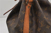 Authentic Louis Vuitton Monogram Noe Shoulder Drawstring Bag M42224 LV 9826E