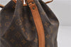 Authentic Louis Vuitton Monogram Noe Shoulder Drawstring Bag M42224 LV 9826E
