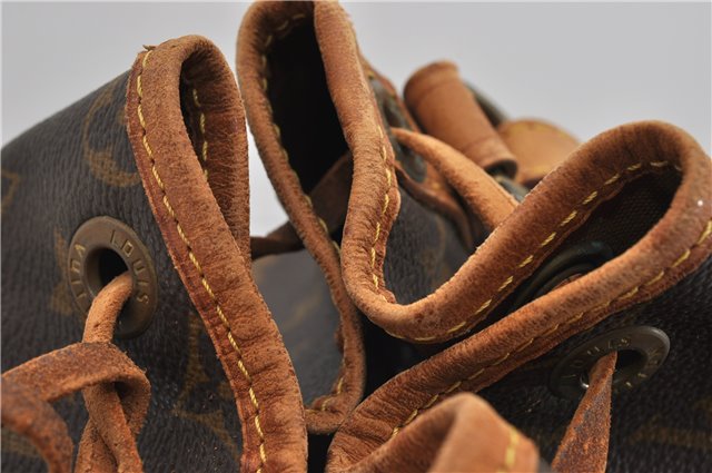 Authentic Louis Vuitton Monogram Noe Shoulder Drawstring Bag M42224 LV 9826E