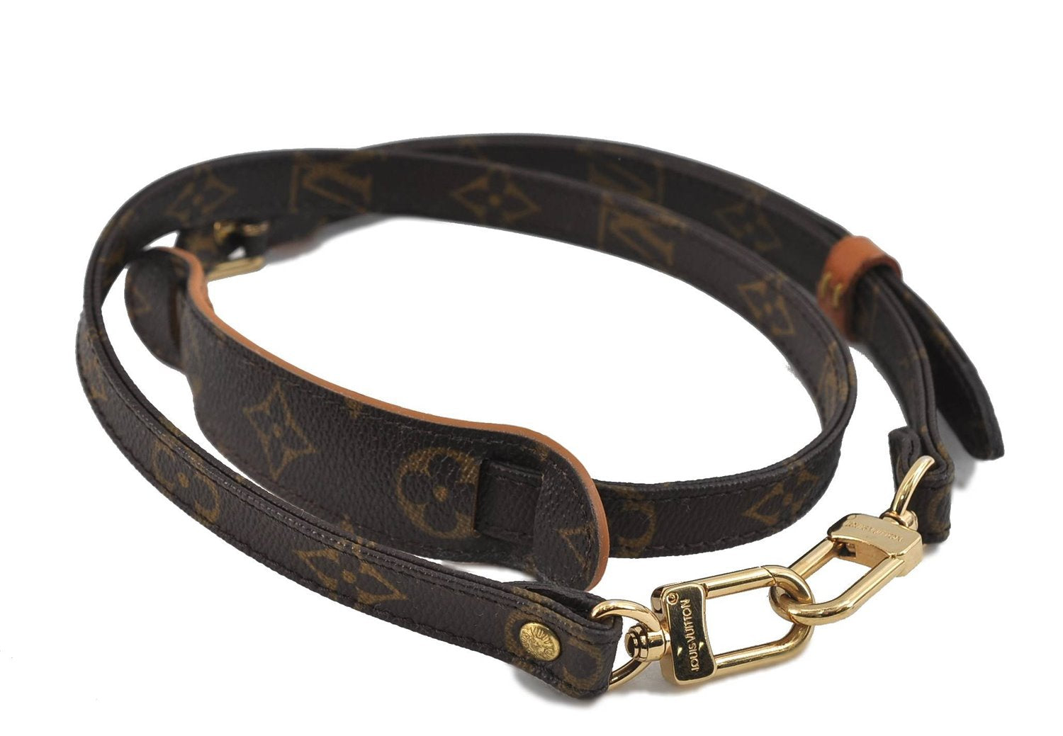 Authentic Louis Vuitton Monogram Brown Shoulder Strap 40.2-46.9