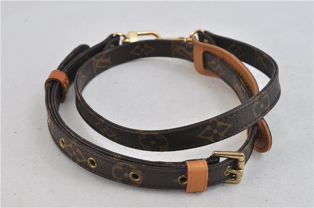 Authentic Louis Vuitton Monogram Brown Shoulder Strap 40.2-46.9