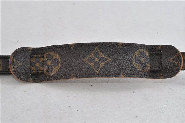 Authentic Louis Vuitton Monogram Brown Shoulder Strap 40.2-46.9" LV 9829C