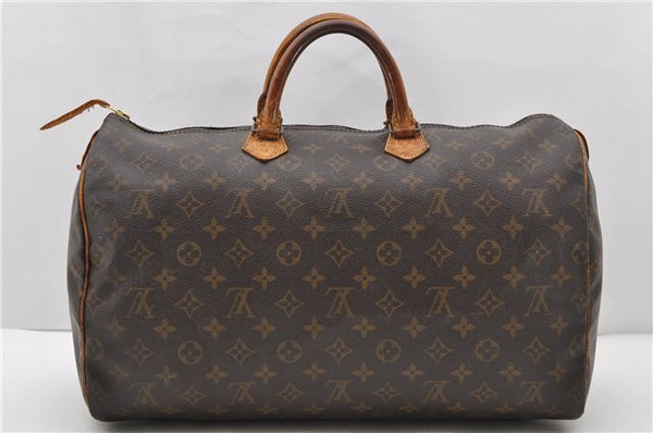 Authentic Louis Vuitton Monogram Speedy 40 Hand Bag M41522 LV 9830C
