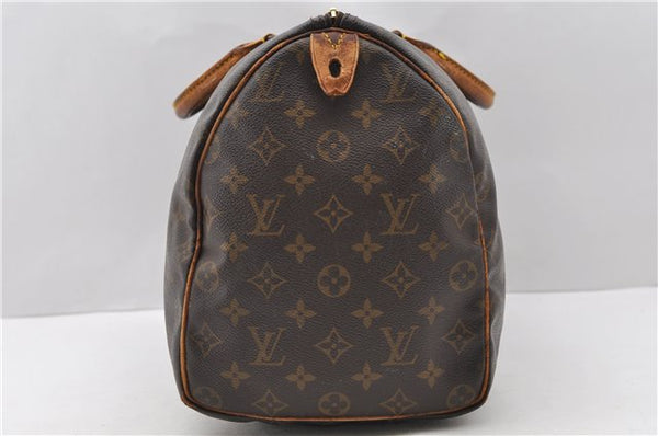 Authentic Louis Vuitton Monogram Speedy 40 Hand Bag M41522 LV 9830C