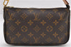 Authentic Louis Vuitton Monogram Pochette Accessoires Pouch M51980 LV 9830E