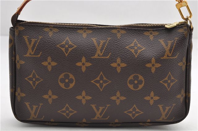 Authentic Louis Vuitton Monogram Pochette Accessoires Pouch M51980 LV 9830E