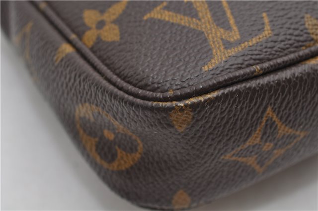 Authentic Louis Vuitton Monogram Pochette Accessoires Pouch M51980 LV 9830E