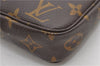 Authentic Louis Vuitton Monogram Pochette Accessoires Pouch M51980 LV 9830E