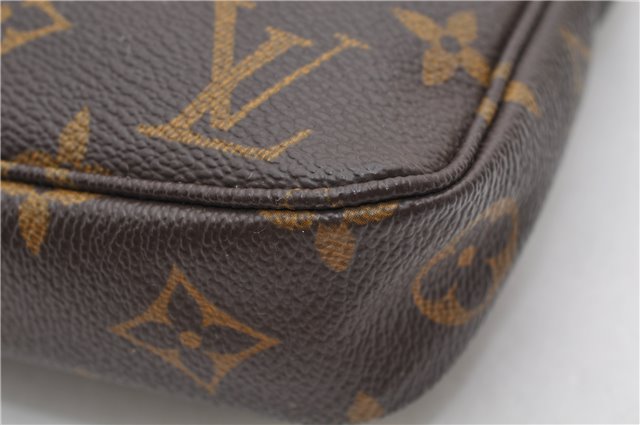 Authentic Louis Vuitton Monogram Pochette Accessoires Pouch M51980 LV 9830E