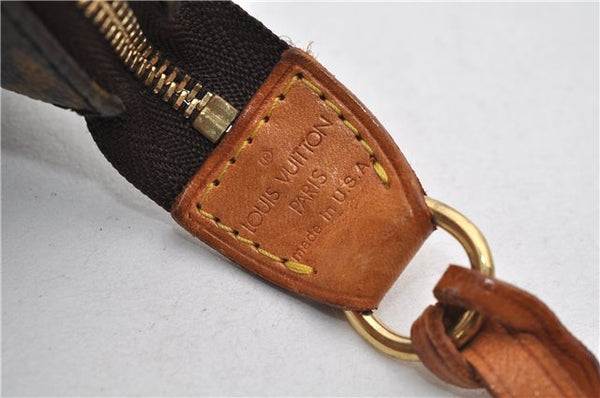 Authentic Louis Vuitton Monogram Pochette Accessoires Pouch M51980 LV 9830E