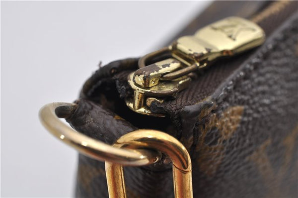 Authentic Louis Vuitton Monogram Pochette Accessoires Pouch M51980 LV 9830E