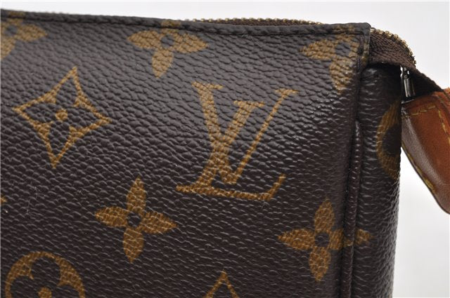 Authentic Louis Vuitton Monogram Pochette Accessoires Pouch M51980 LV 9830E