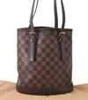 Authentic Louis Vuitton Damier Marais Bucket Shoulder Bag N42240 LV 9832C