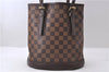 Authentic Louis Vuitton Damier Marais Bucket Shoulder Bag N42240 LV 9832C