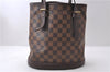 Authentic Louis Vuitton Damier Marais Bucket Shoulder Bag N42240 LV 9832C