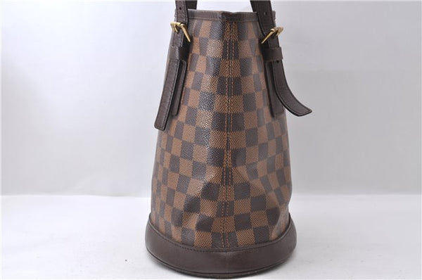 Authentic Louis Vuitton Damier Marais Bucket Shoulder Bag N42240 LV 9832C