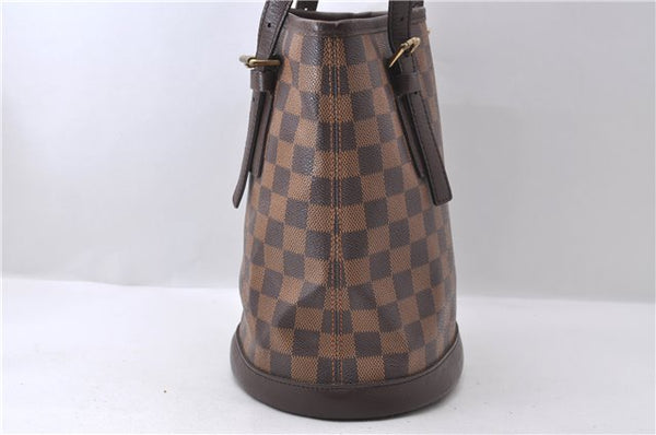 Authentic Louis Vuitton Damier Marais Bucket Shoulder Bag N42240 LV 9832C